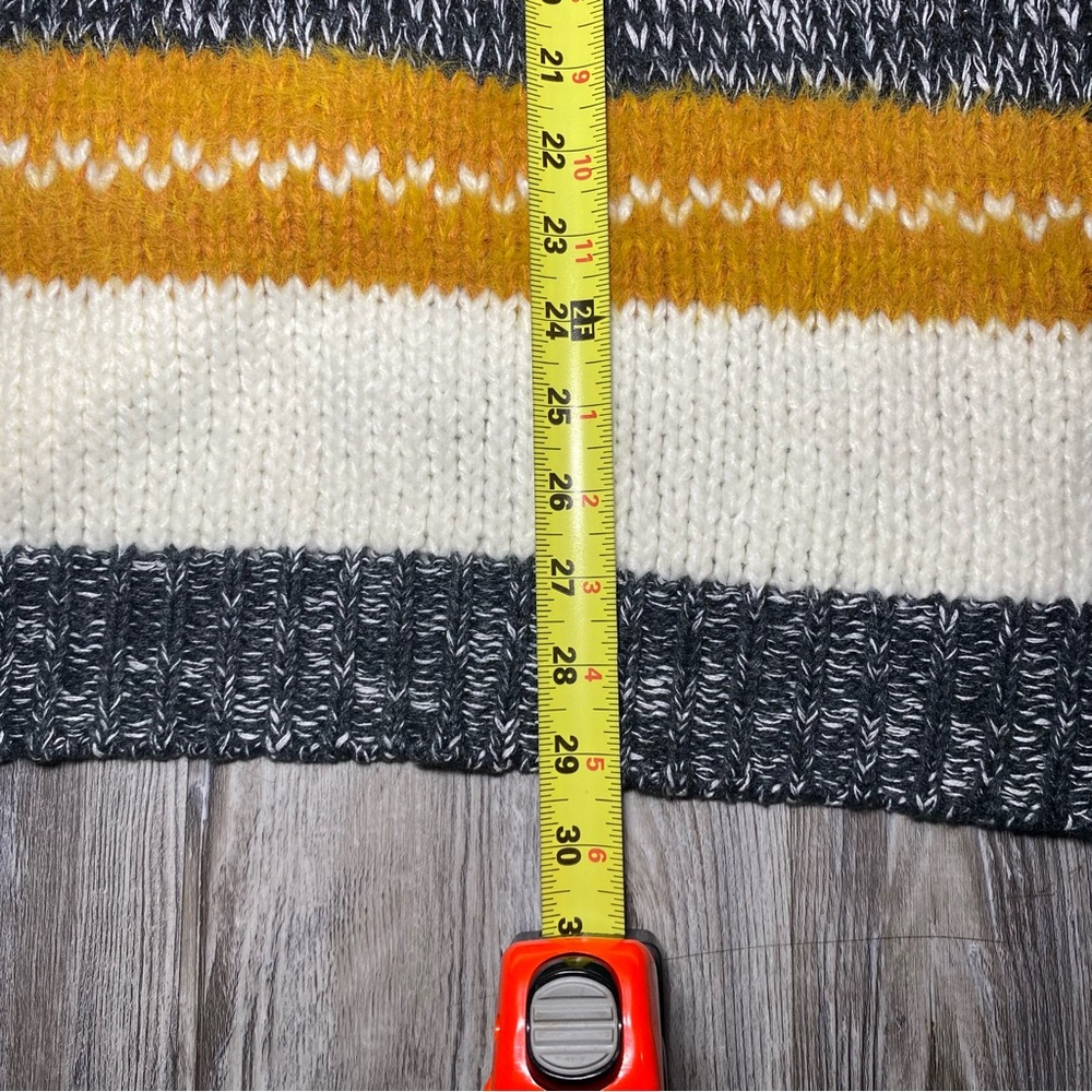 Caslon V-Neck Multi-Striped Knit Sweater Women’s Size 3X NWOT Multi-Colored - Picture 3 of 8